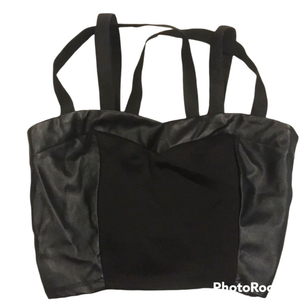 ❤6 for $12 Sexy Edgy Black Crop Top
